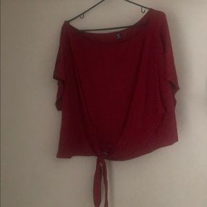 Ruby red, super soft shirt size 1X